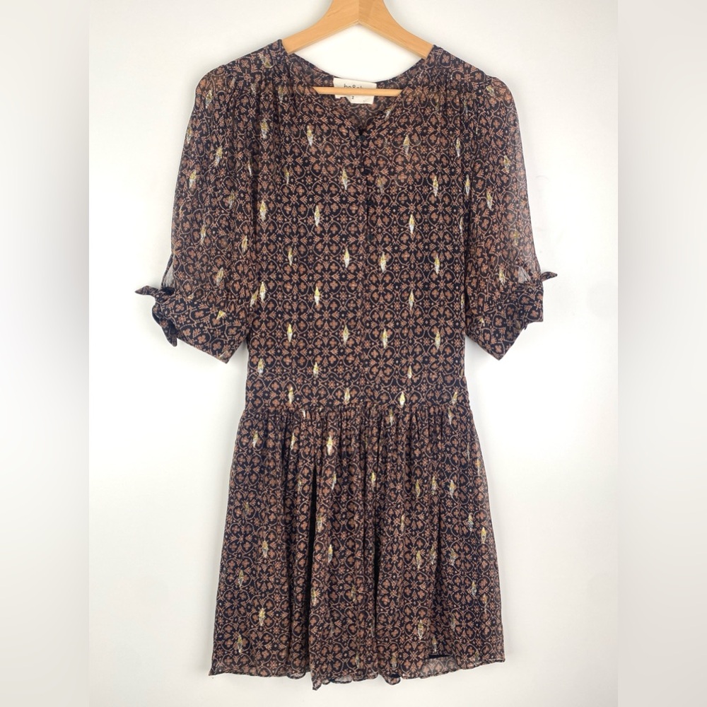 ba&sh Silk Mini Dress Sz 2